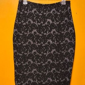 Classic Lace Pencil Skirt